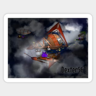 Dexter561 Feature Art - Guns of Icarus battle Sticker